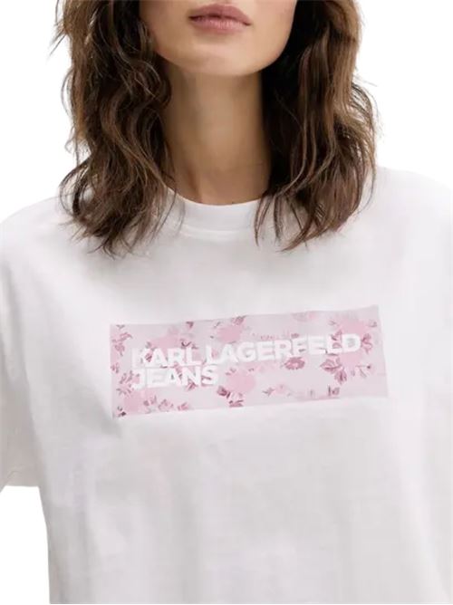 T-shirt stampa floreale Karl Lagerfeld jeans | B2W17071100